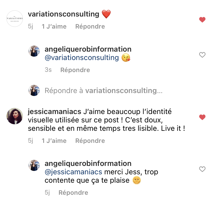 Il faut répondre aux commentaires, même les emojis simples