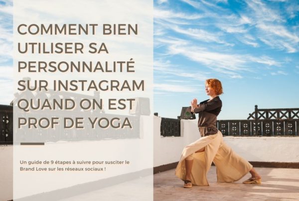 Une prof de yoga avec une personnalité